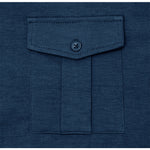 Camisa casual com bolsos masculino