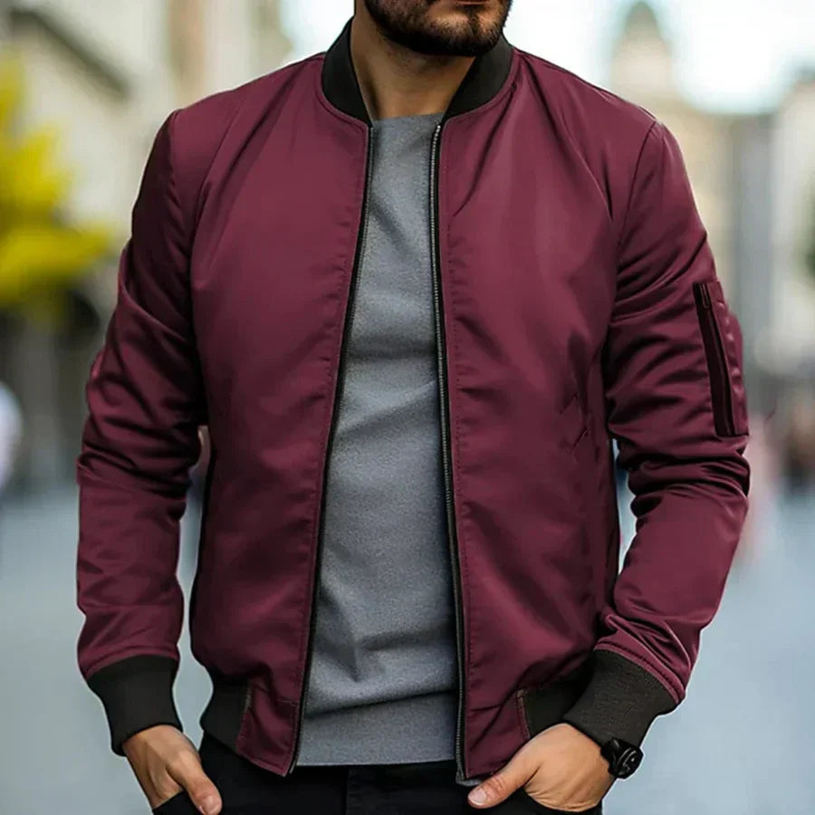 Casaco Bomber Clássico masculino