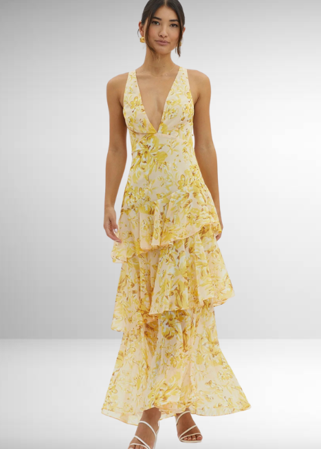 Vestido Maxi Elegante Verão feminino