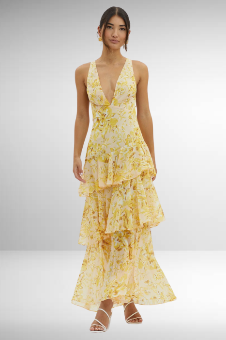 Vestido Maxi Elegante Verão feminino