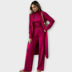 Conjunto de três peças feminino