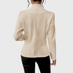 Casaco com detalhes elegantes feminino