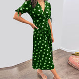 Vestido Elegante de Bolinhas feminino