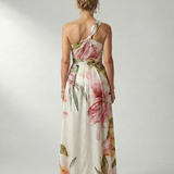 Vestido maxi Amiel floral leve