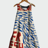 Vestido com Estampa de Sardinhas feminino