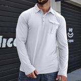 Camisa casual com bolsos masculino