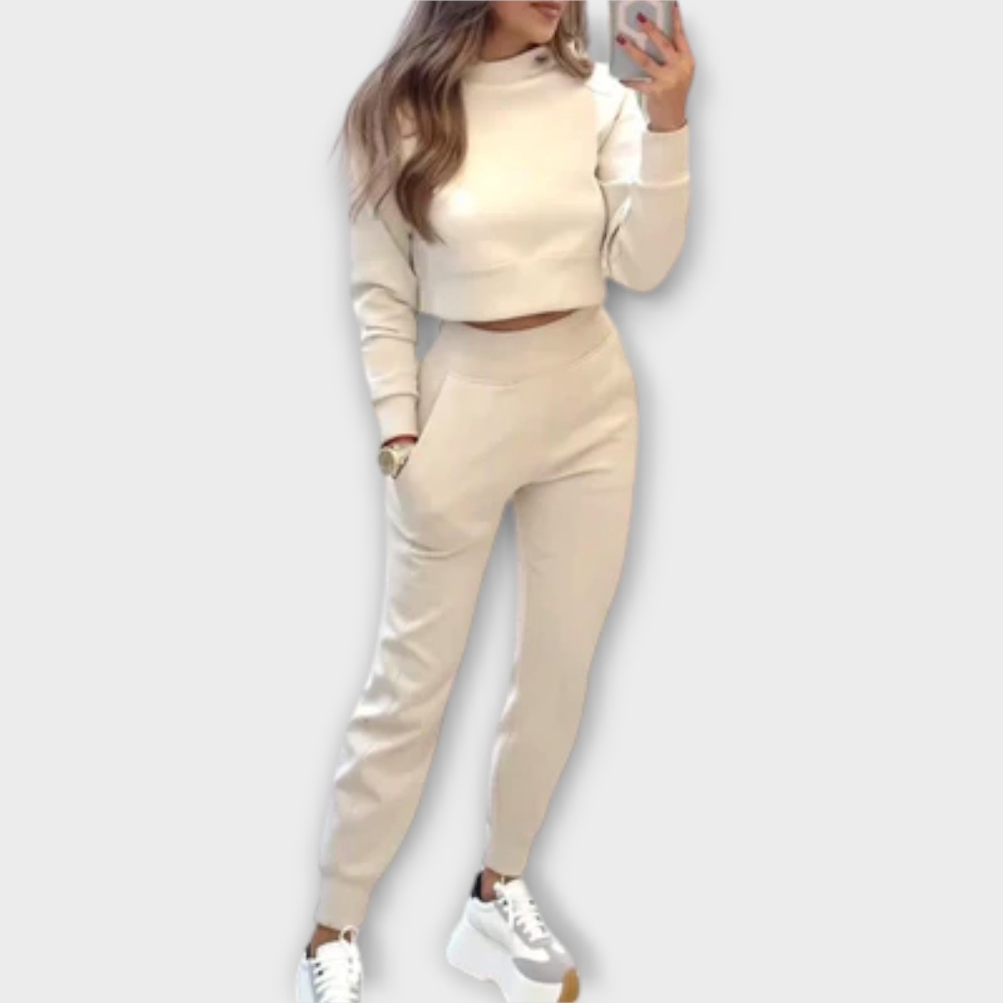 Conjunto de fato de treino feminino