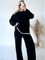 Conjunto de descanso confortável feminino