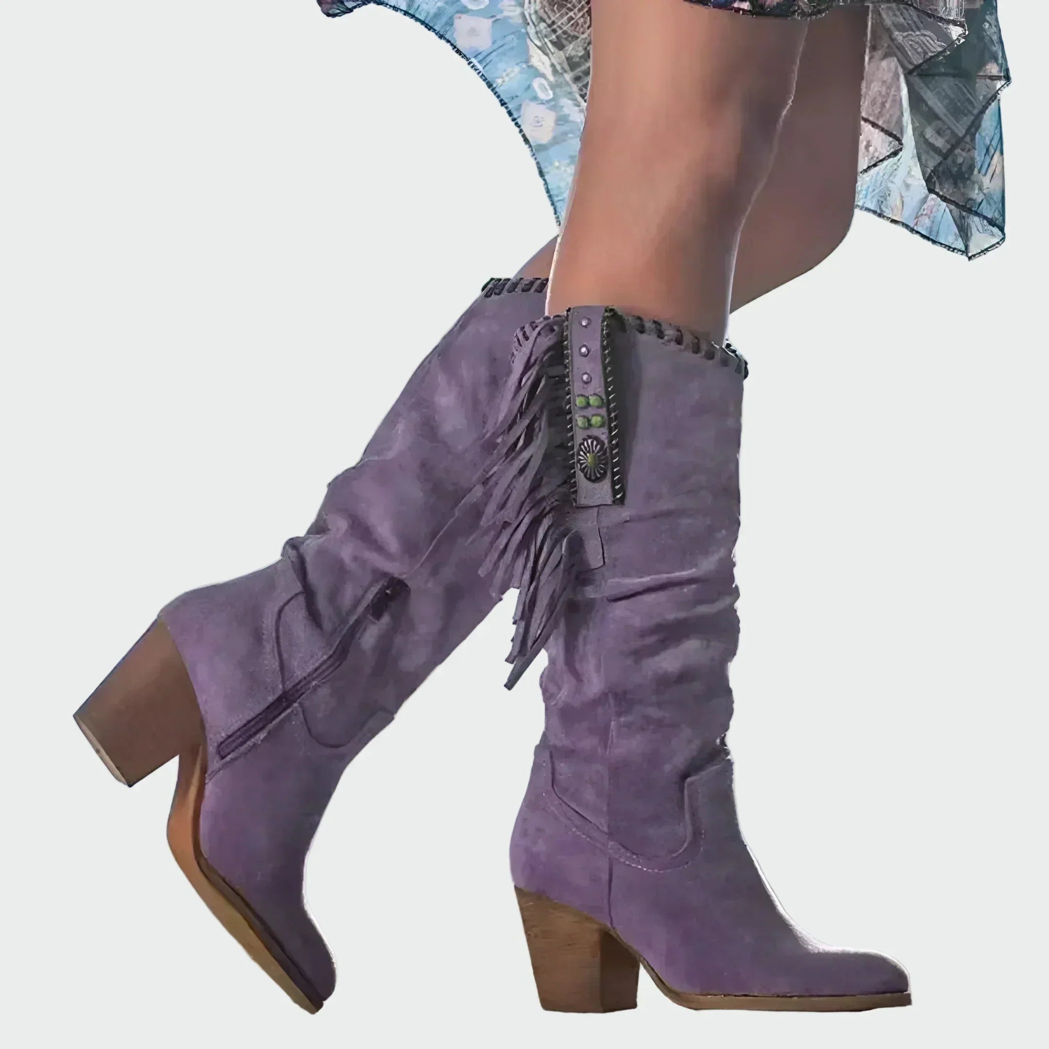 Botins de couro confortáveis feminino