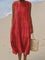 Vestido de algodão sem mangas feminino