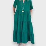 Vestido Maxi com Movimento feminino