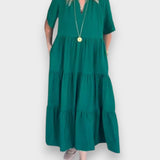 Vestido Maxi com Movimento feminino