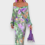 Vestido de verão luxuoso feminino