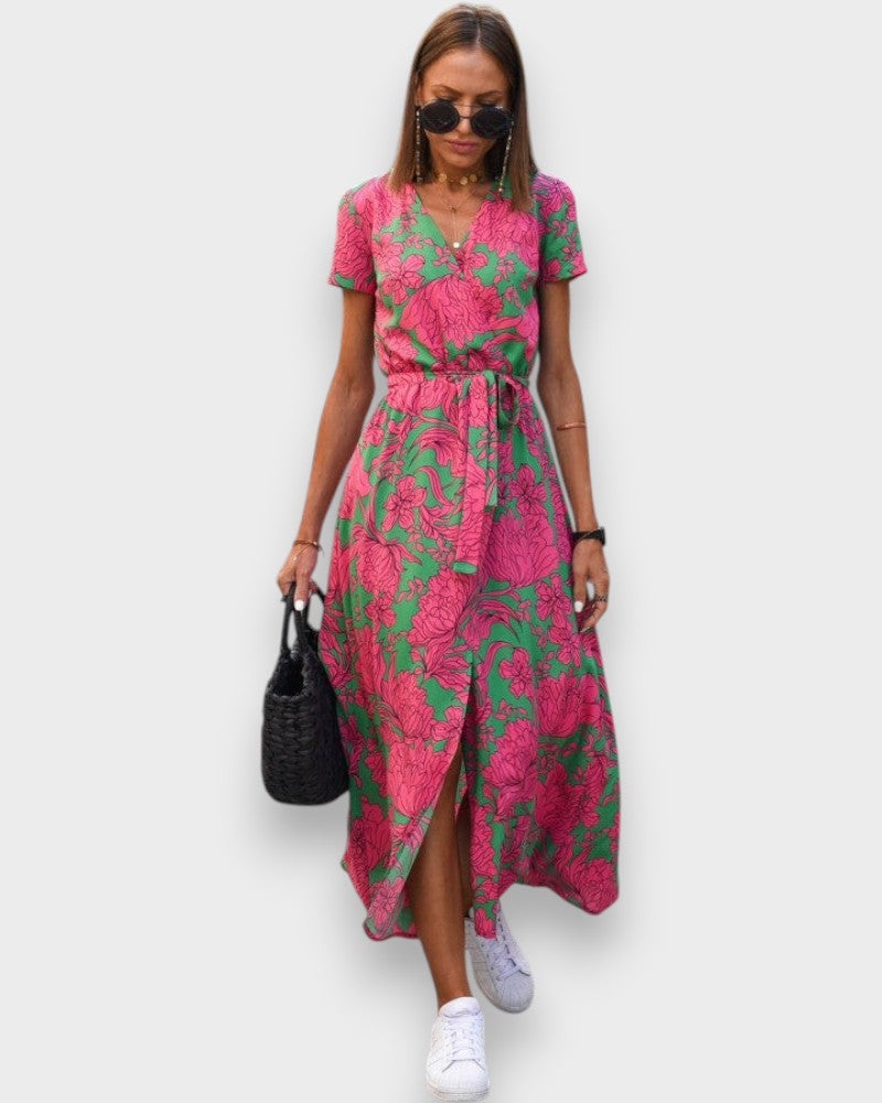 Vestido Midi Floral feminino