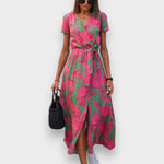 Vestido Midi Floral feminino