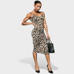 Vestido Justo Sexy feminino