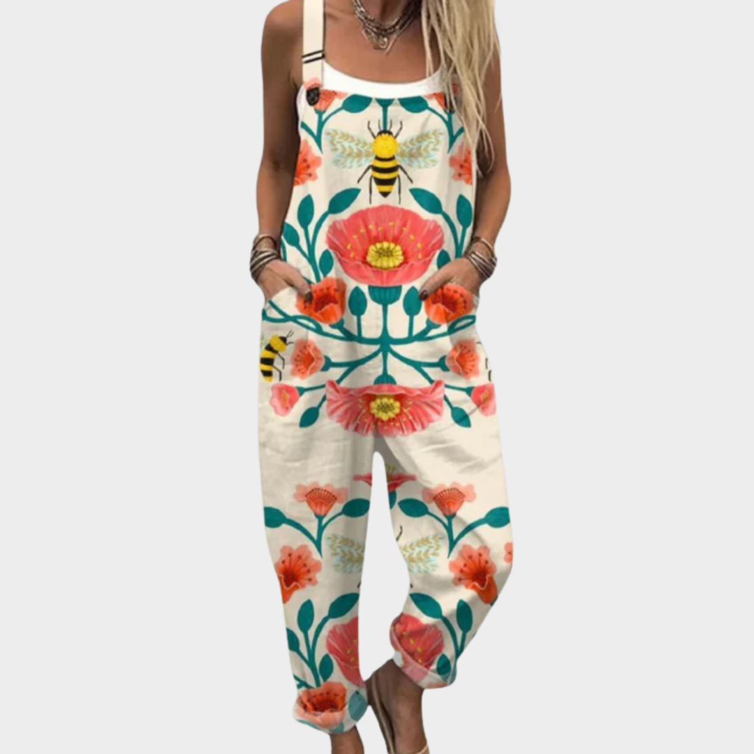 Macacão Estampado Confortável feminino