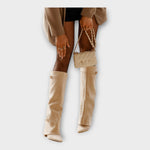 Botas Altas com Design Elegante feminino