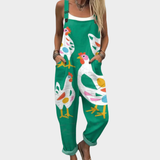 Macacão Estampado Confortável feminino