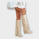 Botas Altas com Design Elegante feminino