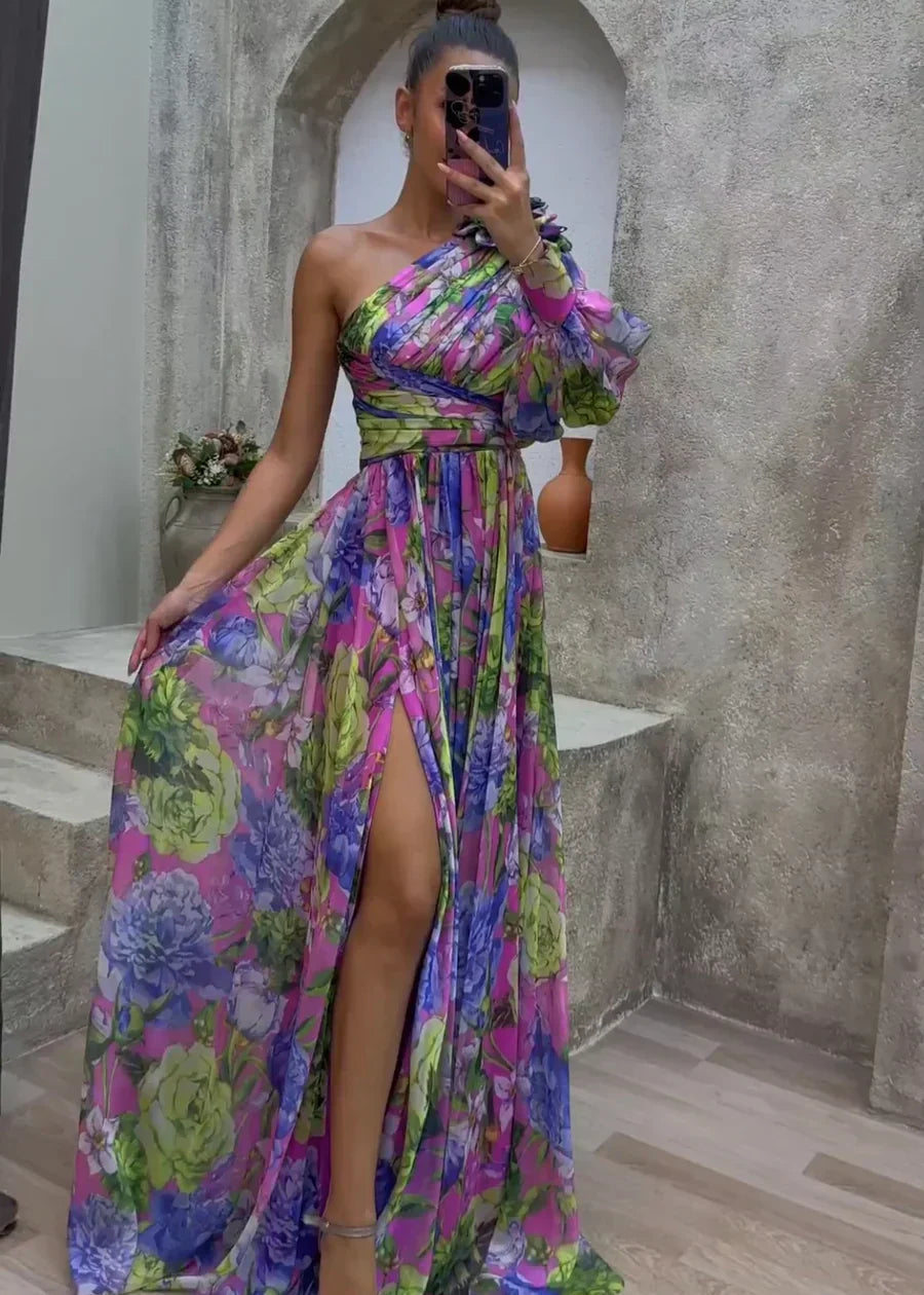 Vestido Elegante e Fluido feminino