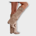 Botas Altas com Design Elegante feminino