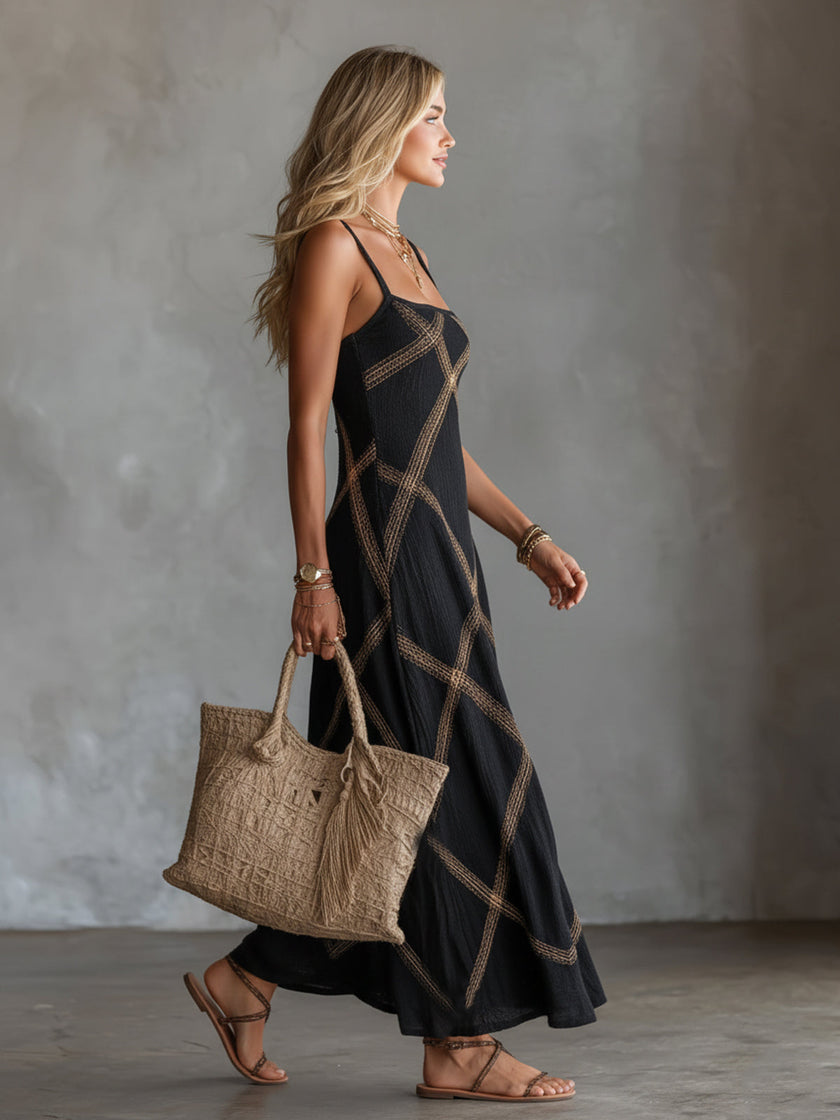 Vestido Nayara — estilo boho com caimento leve
