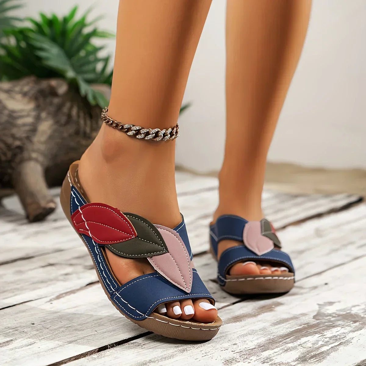 Sandálias Slip-On feminino