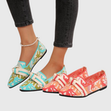 Mocassins Artísticos de Conforto feminino