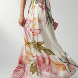 Vestido maxi Amiel floral leve