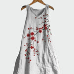 Vestido com Estampa de Cerejeiras feminino