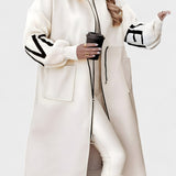 Casaco-cardigan elegante feminino
