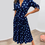 Vestido Elegante de Bolinhas feminino