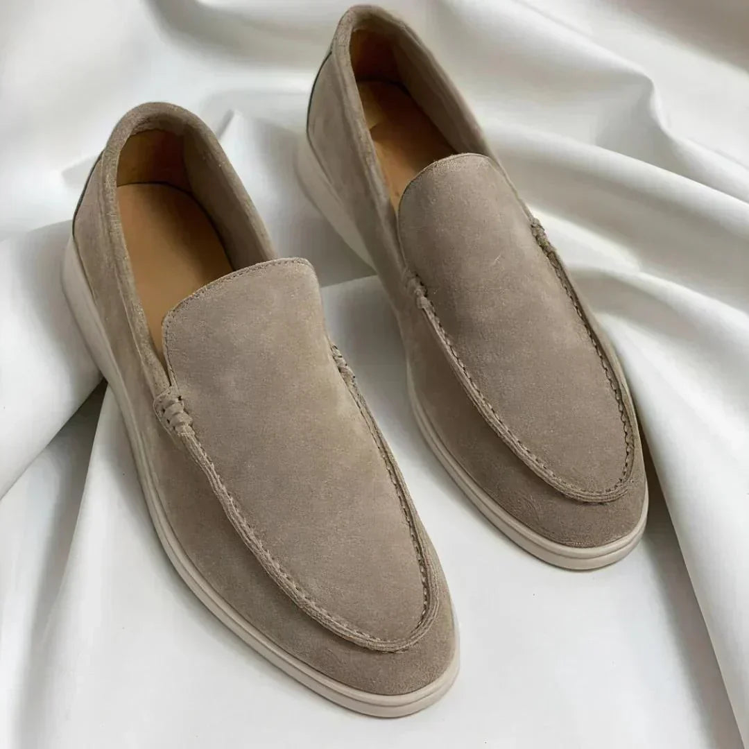 Mocassins em camurça masculino