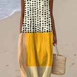 Constança | Vestido Midi às Bolinhas