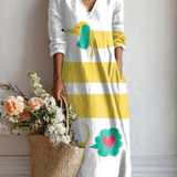 Samira – Vestido Maxi de Estilo Boémio