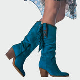Botins de couro confortáveis feminino