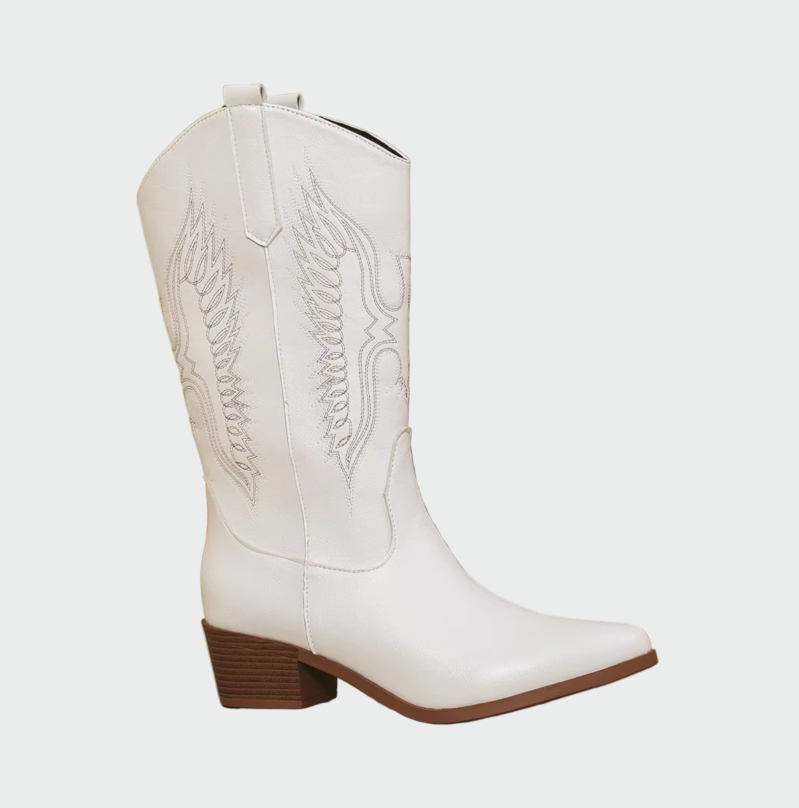 Botas de cowboy ocidentais em pele feminino