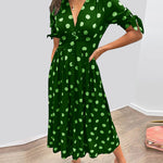 Vestido Elegante de Bolinhas feminino