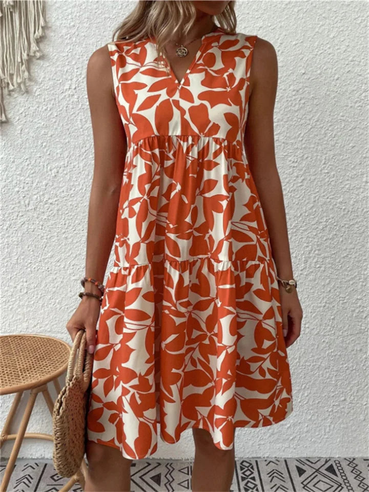Vestido de Verão Floral feminino