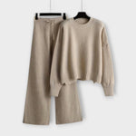 Conjunto casual bordado feminino