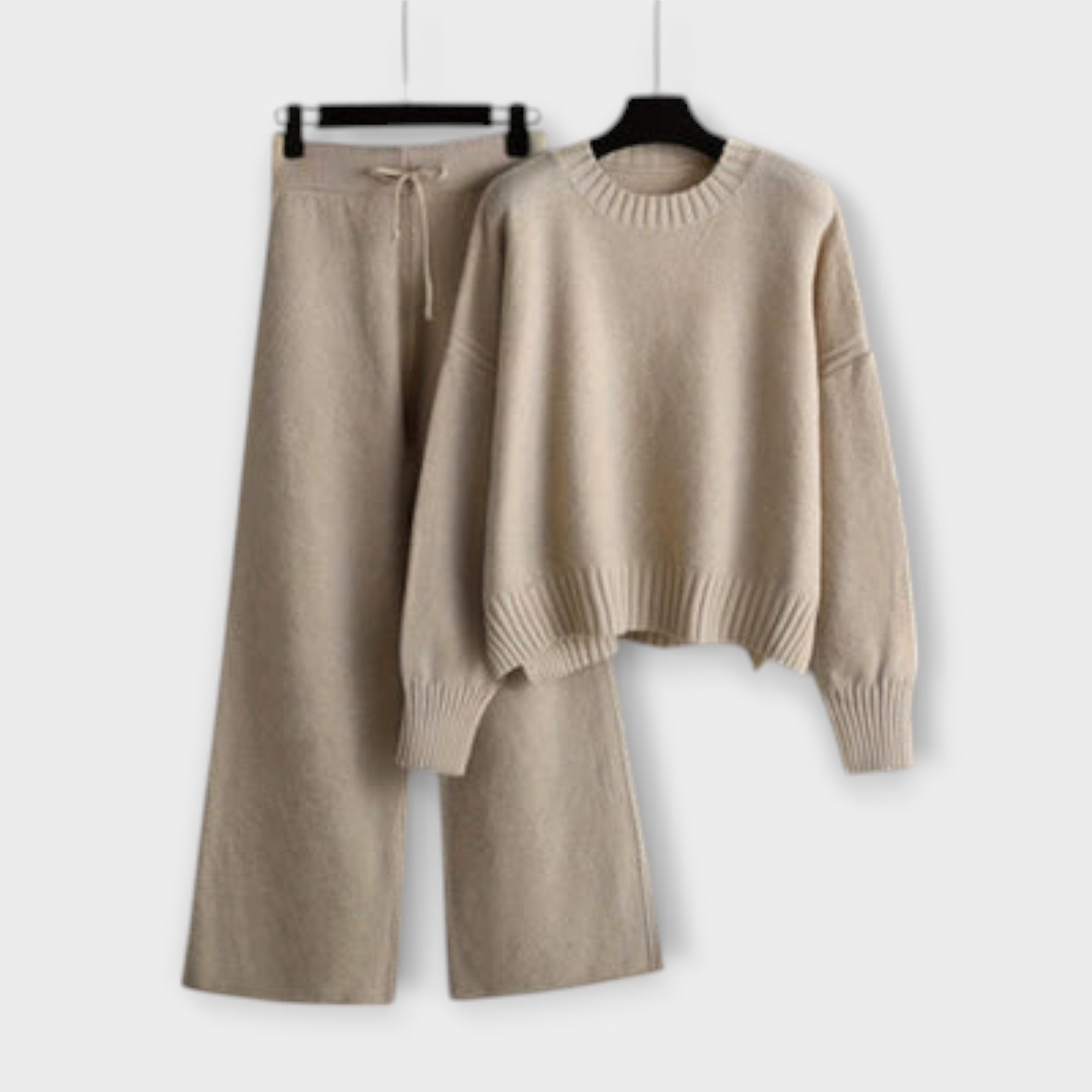 Conjunto casual bordado feminino