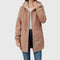 Casaco polar com estilo feminino