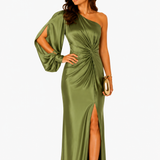 Vestido Maxi Olívia — Elegância Assimétrica