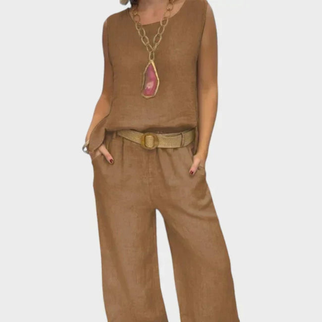 Raquel | Conjunto boho de corte descontraído