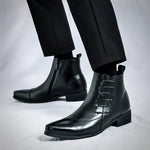 Botas Elegantes em Couro masculino