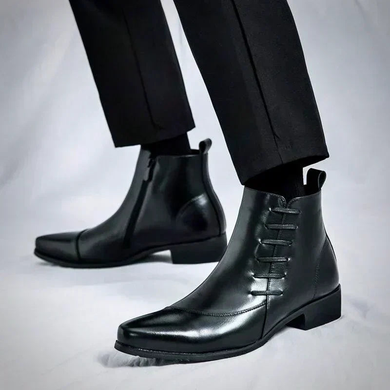 Botas Elegantes em Couro masculino