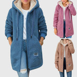 Casaco polar com estilo feminino