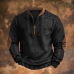 Sweatshirt com fecho masculino