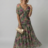 Susy - Vestido midi fluido
